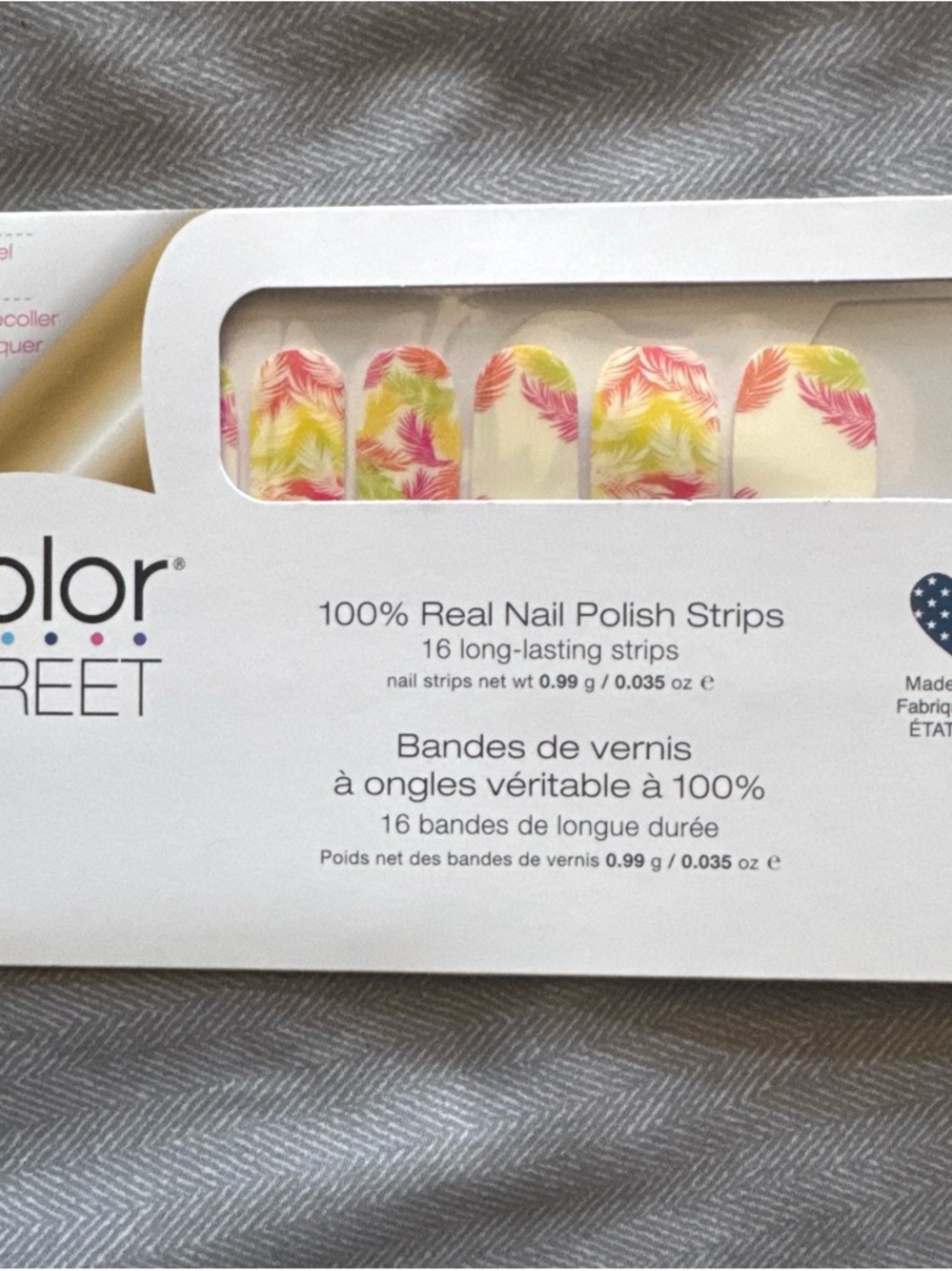 Color Street Pink Citrus Blossom Nail Polish Strips - Picture 5 of 6